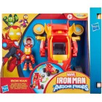 Hasbro Λαμπάδα iron man and his awesome friends  2-in-1 mech suit and vehicle, action figu G1258 / G1474 