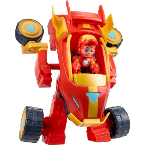 Hasbro Λαμπάδα iron man and his awesome friends  2-in-1 mech suit and vehicle, action figu G1258 / G1474 