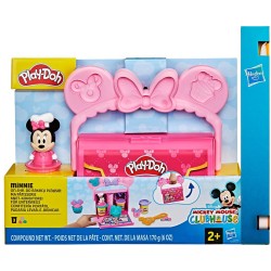 Hasbro Λαμπάδα play-doh  junior on-the-go bakery playset with minnie mouse, play food pres G3108 