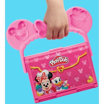 Hasbro play-doh  junior on-the-go bakery playset with minnie mouse, play food pres G3108 