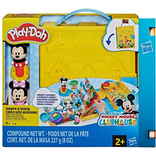 Hasbro Λαμπάδα play-doh  junior shape a story playset, storage and travel, arts and crafts G2324 