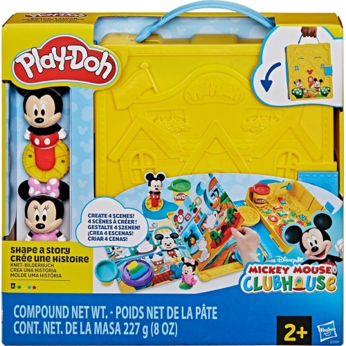 Hasbro Λαμπάδα play-doh  junior shape a story playset, storage and travel, arts and crafts G2324 