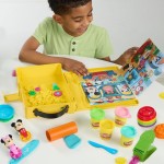 Hasbro Λαμπάδα play-doh  junior shape a story playset, storage and travel, arts and crafts G2324 