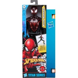 Hasbro Λαμπάδα spider-man titan series miles morales action figure, 30-cm-scale 12 inch su G2716 / G2857 