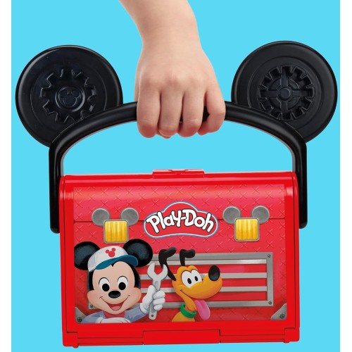 Hasbro Λαμπάδα play-doh  junior on-the-go garage mickey mouse playset, arts and crafts pre G3109 