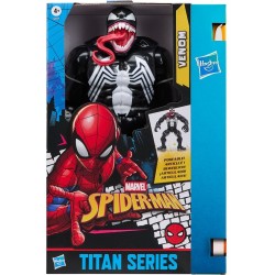 Hasbro spider-man titan series venom deluxe action figure, 30-cm-scale 12 inch sup G2717 