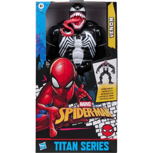 Hasbro spider-man titan series venom deluxe action figure, 30-cm-scale 12 inch sup G2717 