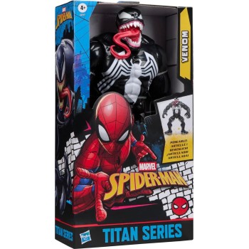Hasbro spider-man titan series venom deluxe action figure, 30-cm-scale 12 inch sup G2717 