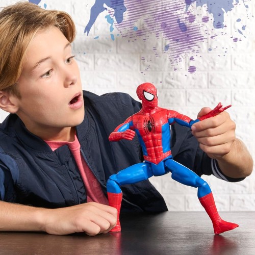 Hasbro spider-man titan series action figure, 30-cm 12 inch super hero toys for ch G2715 