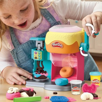 Hasbro Λαμπάδα play-doh donut drop  playset, play food toy, kids arts and crafts ages 3+ G2308 