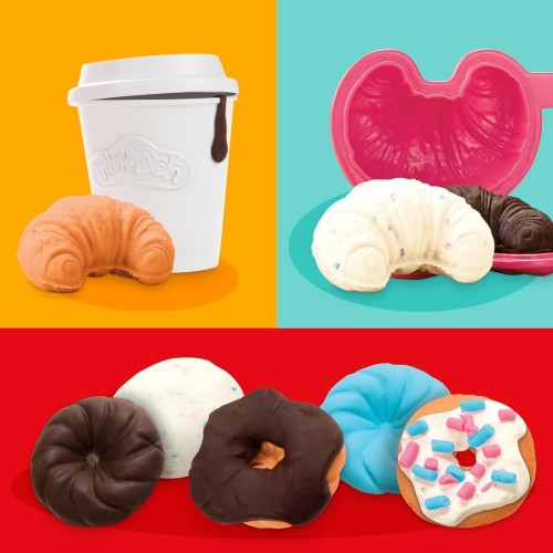 Hasbro Λαμπάδα play-doh donut drop  playset, play food toy, kids arts and crafts ages 3+ G2308 