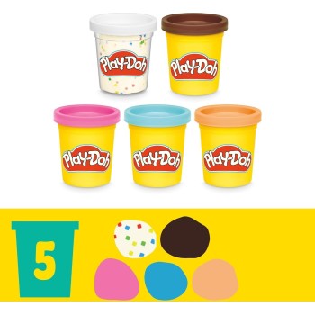 Hasbro Λαμπάδα play-doh donut drop  playset, play food toy, kids arts and crafts ages 3+ G2308 