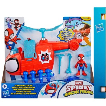 Hasbro spidey and his amazing friends team spidey copter, 7.6-cm 3 inch action fig G1969 