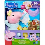 Hasbro Λαμπάδα peppa pig oinks and snuggles evie  baby doll, 28 cm G1637 