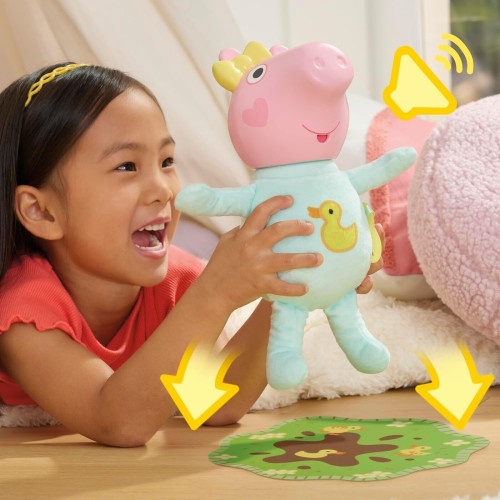 Hasbro Λαμπάδα peppa pig oinks and snuggles evie  baby doll, 28 cm G1637 