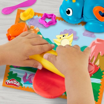 Hasbro Λαμπάδα play-doh starter set shapes and colours dinosaur playset, preschool arts an G0491 