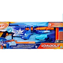 Hasbro nerf loadout galactic commander blaster, motorised dart blaster with 3 firi G1580 