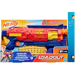 Hasbro nerf loadout shadowspeed recon blaster with 14-dart storage attachment, cus G1759 