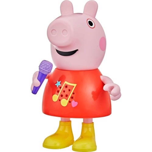 Hasbro peppa pig talk and  peppa doll - english version, pink, 20 cm G0518 