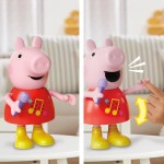 Hasbro Λαμπάδα peppa pig talk and  peppa doll - english version, pink, 20 cm G0518 