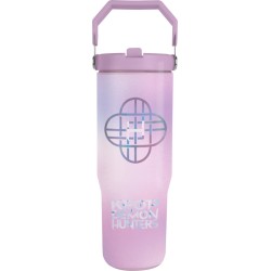 Pyramid International K-pop hunters huntrix logo 30oz Παγούρι Θερμός με καλαμάκι pe, χωρητικότητα 850ml, off MDB2510687 50634570
