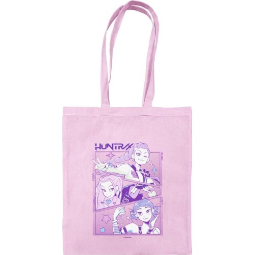 Pyramid International pyramid k-pop demon hunters huntrix ανοιχτό ροζ tote bag – επαναχρησιμοποιήσιμη eco-friendly GP2510440 506