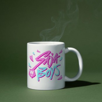 Pyramid International pyramid  kpop demon hunters saja boys heart sketch mug - ceramic 11oz coffe MG2510651C 5063457074265