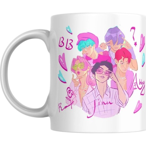 Pyramid International pyramid  kpop demon hunters saja boys heart sketch mug - ceramic 11oz coffe MG2510651C 5063457074265