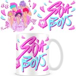 Pyramid International pyramid  kpop demon hunters saja boys heart sketch mug - ceramic 11oz coffe MG2510651C 5063457074265