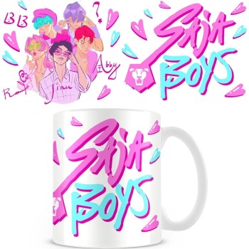 Pyramid International pyramid  kpop demon hunters saja boys heart sketch mug - ceramic 11oz coffe MG2510651C 5063457074265