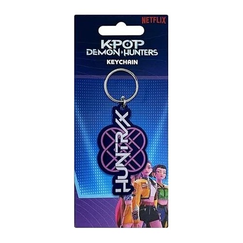 Pyramid International pyramid  k-pop demon hunters huntrix logo pvc keychain RK2510649 5063457074241