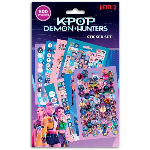 Pyramid International Kpop Demon Hunters Sticket Book 500 PIECES K-POP DEMON HUNTERS PS2510684 5063457074593