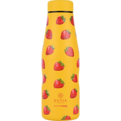 Estia Thermos Travel Flask Save the Aegean 500ml Berry Bright 01-31534 5207158031534