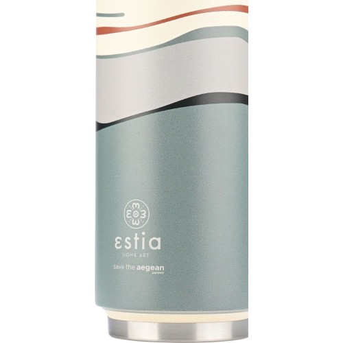Estia Thermos Travel Cup Save the Aegean 500ml Ecozen Horizon 01-22785 5207158022785