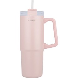 Estia Θερμος Straw Tumbler 900ml Rose Quartz 01-34535 5207158034535