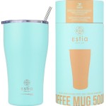 Estia Thermos Coffee Mug Save the Aegean 500ml Bermuda Green 01-23171 5207158023171