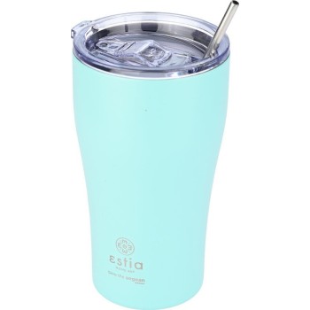Estia Thermos Coffee Mug Save the Aegean 500ml Bermuda Green 01-23171 5207158023171