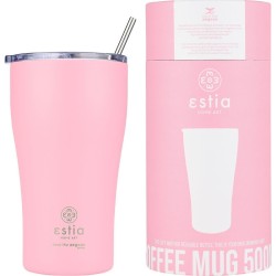 Estia Θερμος Coffee Mug Save the Aegean 500ml Blossom Rose 01-23157 5207158023157