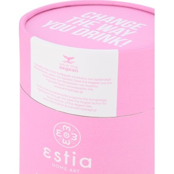 Estia Θερμος Coffee Mug Save the Aegean 500ml Blossom Rose 01-23157 5207158023157