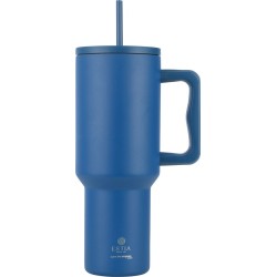 Estia Θερμος Straw Tumbler XL Save the Aegean 1200ml Denim Blue 01-32234 5207158032234