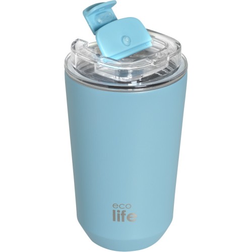 eco life Ecolife θερμός ποτήρι ανοξείδωτο pure blue 360ml 33-BO-4122 5208009002918