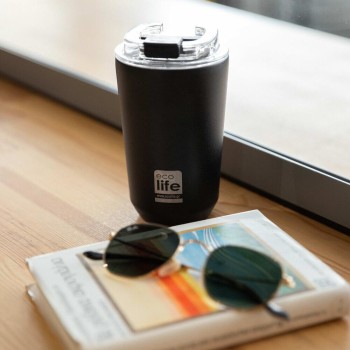 eco life Ecolife θερμός ποτήρι ανοξείδωτο pure black 360ml 33-BO-4120 5208009002895