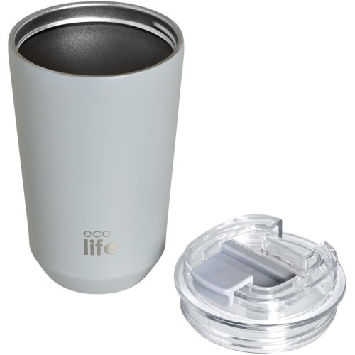 eco life Ecolife θερμός ποτήρι ανοξείδωτο pure grey 360ml 33-BO-4119 5208009002888