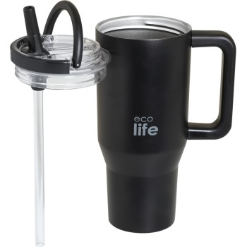 eco life Rich Black 900ml 2handles Lid 33-BO-7072 5208009003816