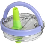 eco life Ecolife θερμός ποτήρι ανοξείδωτο 2 handles blue purple με καλαμάκι 900ml 33-BO-7075 5208009003823