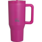 eco life Ecolife θερμός ποτήρι ανοξείδωτο 2 handles magenda με καλαμάκι 900ml 33-BO-7073 5208009003793
