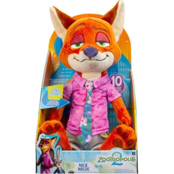 Plush Interactive Nick Wilde (disney Zootopia 2) 35cm - Jazwares JWZ00067 191726956754