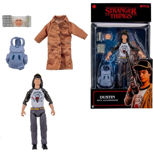 Stranger Things - Αρθρωτή Φιγούρα 15Εκ. (3 Σχέδια) – Jazwares Dustin, Strt0050, JWST0007 191726883142