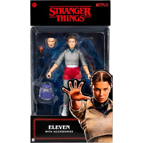 Stranger Things - Action Figure 15cm (3 Drawings) – Jazwares Eleven, Strt0049, JWST0007 191726883135