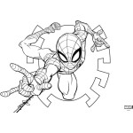 Diakakis imports Painting Block 23x33cm 40 sheets Self-stencil- 2 pages 2 sheets Spiderman 000508768 5205698817366